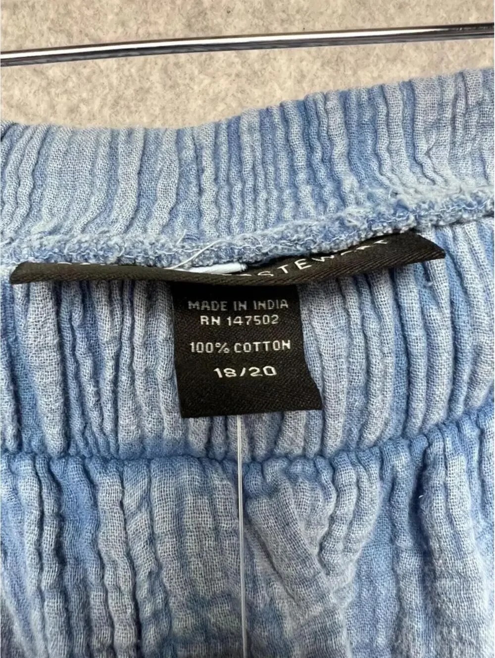 NWT Lane Bryant Double Gauze Tiered Maxi Skirt 18/20 Blue Coastal Grandma Boho
